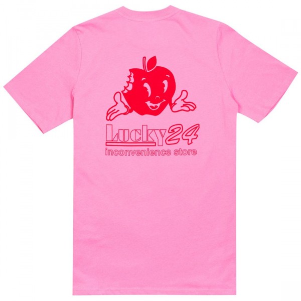 Lazy Oaf x Sailey Men Short Sleeve Tee pink