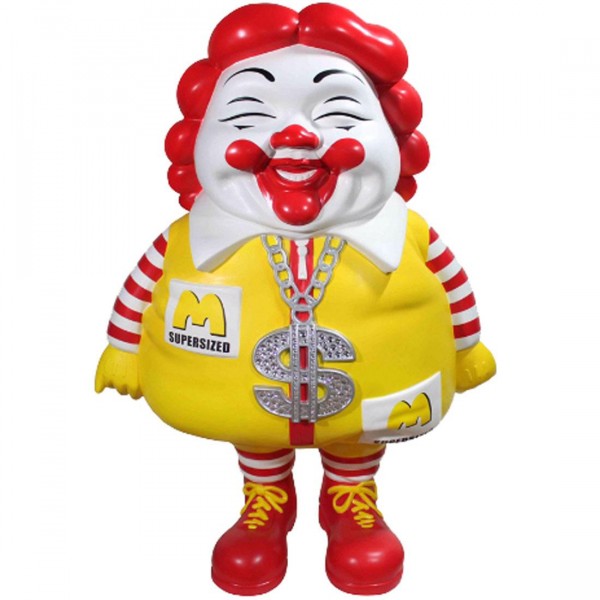 MINDstyle x Ron English McSupersized 4 Foot Statue (yellow