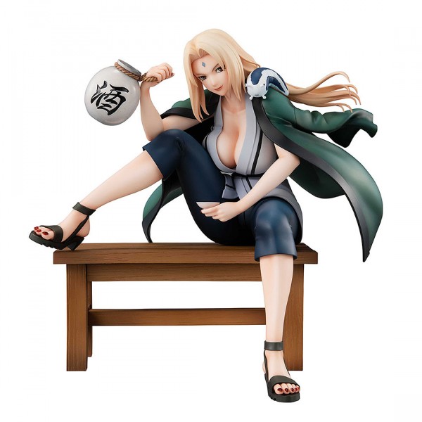 MegaHouse Naruto Gals Tsunade Ver. 2 Figure Re-Run olive