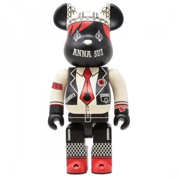 Medicom Anna Sui Red And Beige 400% Bearbrick Figure beige