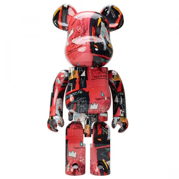 Medicom Toy - 1000% Bearbrick Andy Warhol X Jean-Michel Basquiat