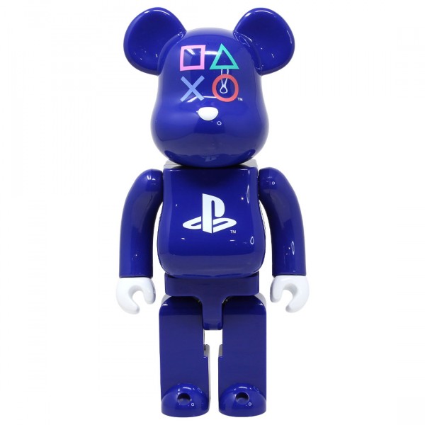 medicom bearbrick playstation 400% figure blue
