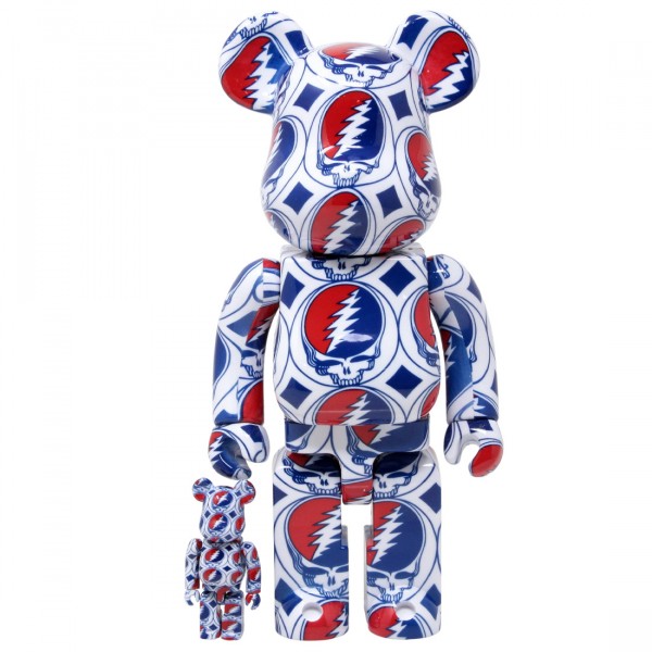 Medicom Grateful Dead Steal Your Face 100% 400% Bearbrick
