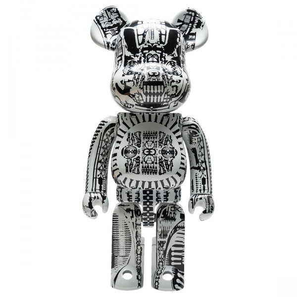 BE@RBRICK KEVIN Chrome Ver. 1000％ Original Bearbrick
