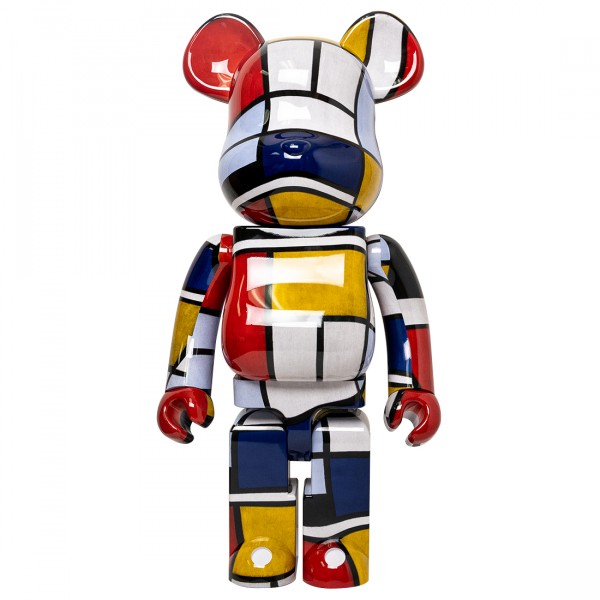 （セール）開催中 人気ブランドも続々プライス Medicom Piet Mondrian 1000% Bearbrick Figure white その他
