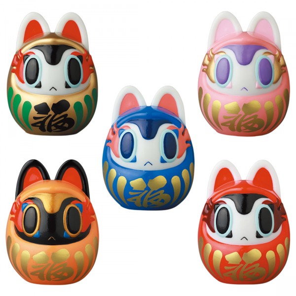 Medicom VAG Vinyl Artist Gacha Box Series 27 By Teresa Chiba Inuhariko  Daruma Figure - 1 Blind Box