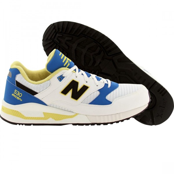New Balance Men M530WBY white blue yellow