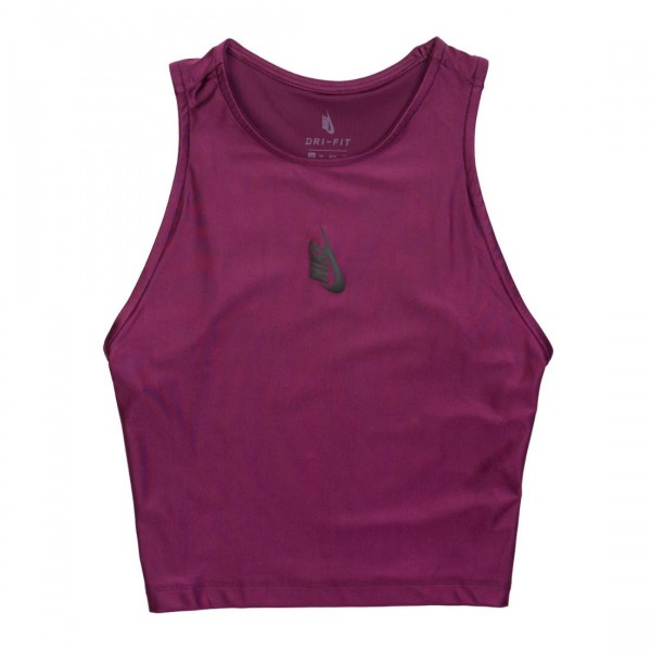 nikelab women collection cropped tank top bordeaux