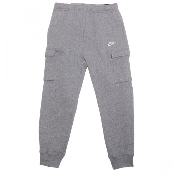 Pantalón largo Nike Sportswear Club Fleece Cargo Niño Grey Heather-Base  Grey-White