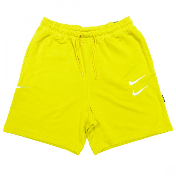Nike large swoosh shorts yellow deals