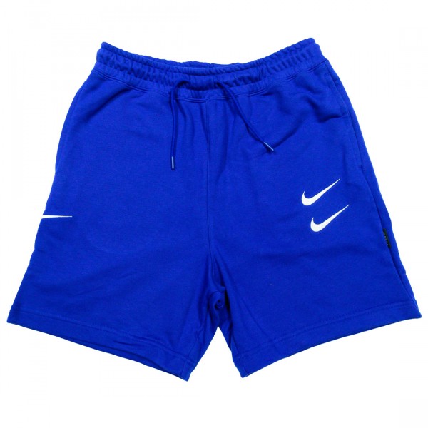 nike men sportswear swoosh shorts deep royal blue white