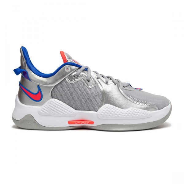 NIKE PG5 美品 Nike PG5 Metallic Silver Blue Red Alternate Clippers CW3143