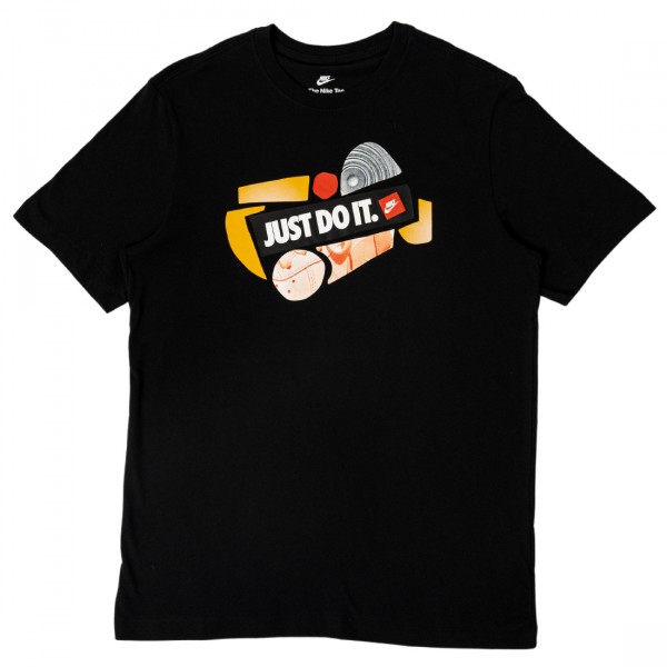 nike men sportswear short sleeve shirts black