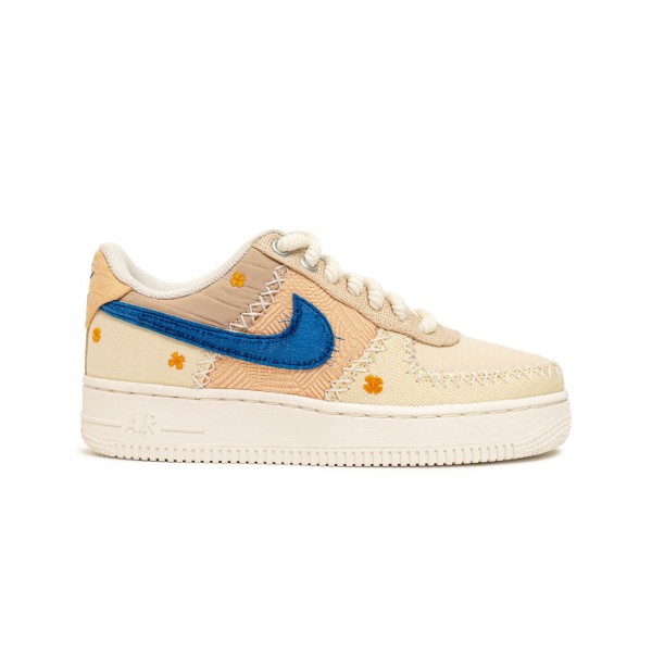 nike women wmns air force 1 '07 prm sail dk marina blue coconut milk