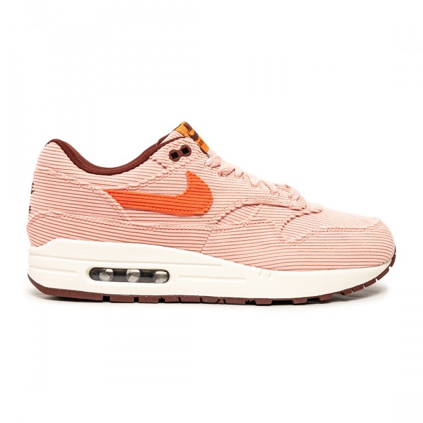 nike men air max 1 premium coral stardust bright coral oxen brown
