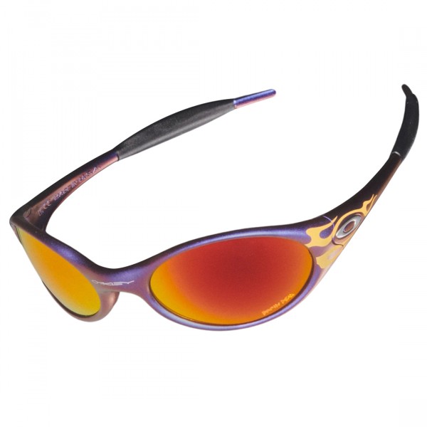Oakley X Brain Dead Eye Jacket Flames Sunglasses prizm ruby