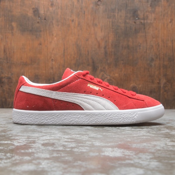 Puma Men Suede VTG Vintage red white
