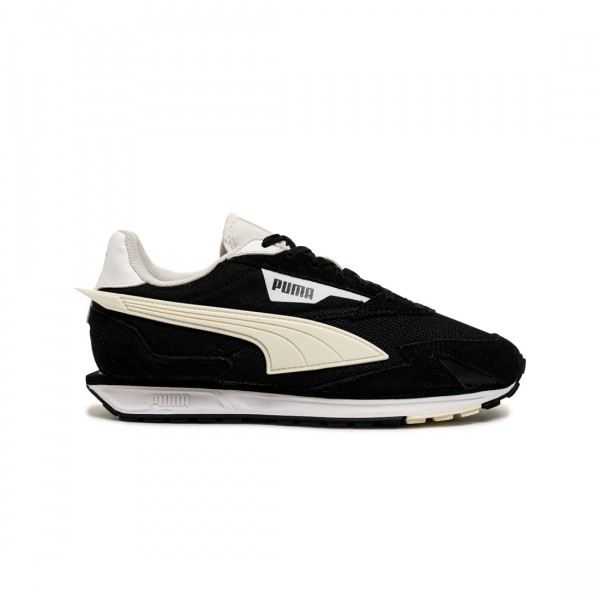 Puma Women Lo Rider Tech Retro black white