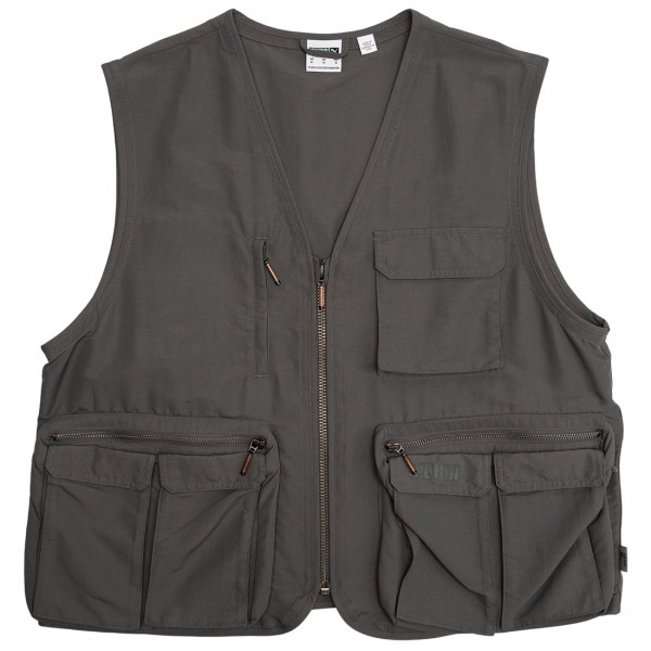 Puma Men MMQ Earthbreak Utility Vest gray castlerock