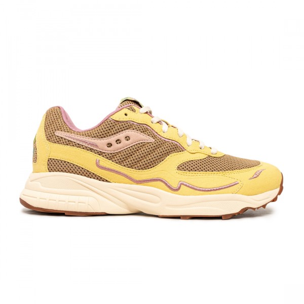 Saucony Men 3D Grid Hurricane brown yellow