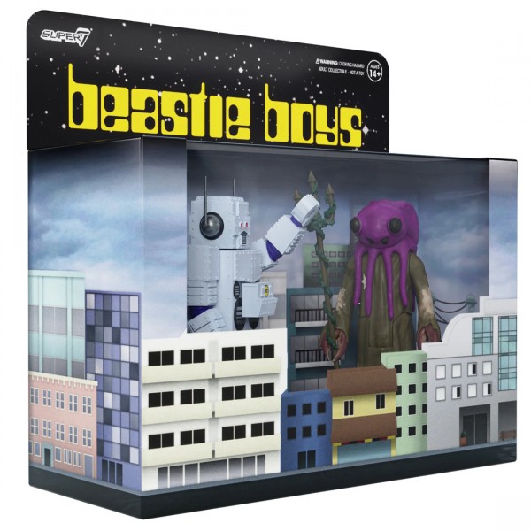 Super7 x Beastie Boys Intergalatic 2 Pack Reaction Figures black