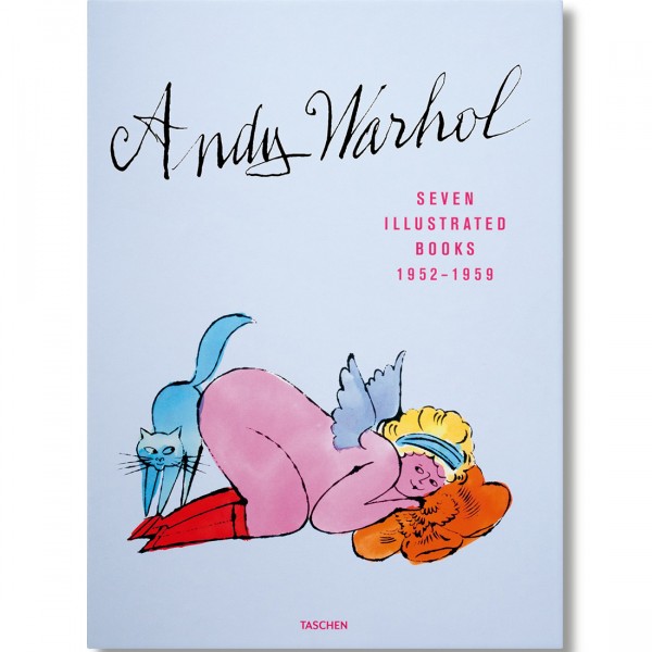 Andy Warhol 小冊子 7冊セット アート Andy Warhol 7 Illustrated Books 1952-1959 Hardcover Book blue