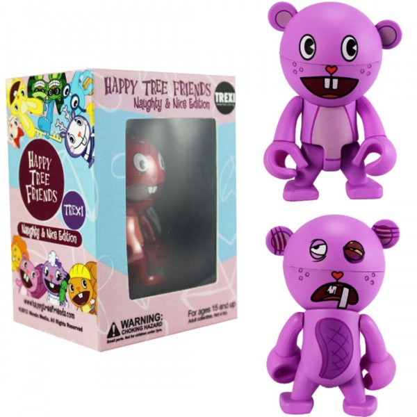 Happy Tree Friends Toothy 2.5 Inch Trexi Figure - Naughty And Nice