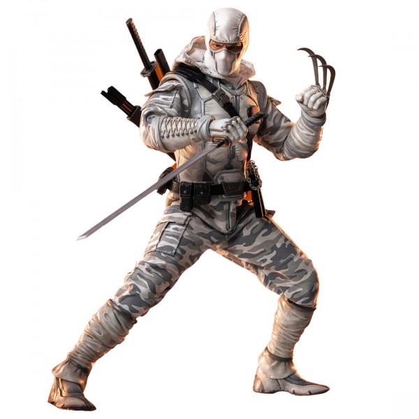 Threezero x Hasbro GI Joe FigZero Camo Storm Shadow 1/6 Scale Figure - PX  Previews Exclusive (white)