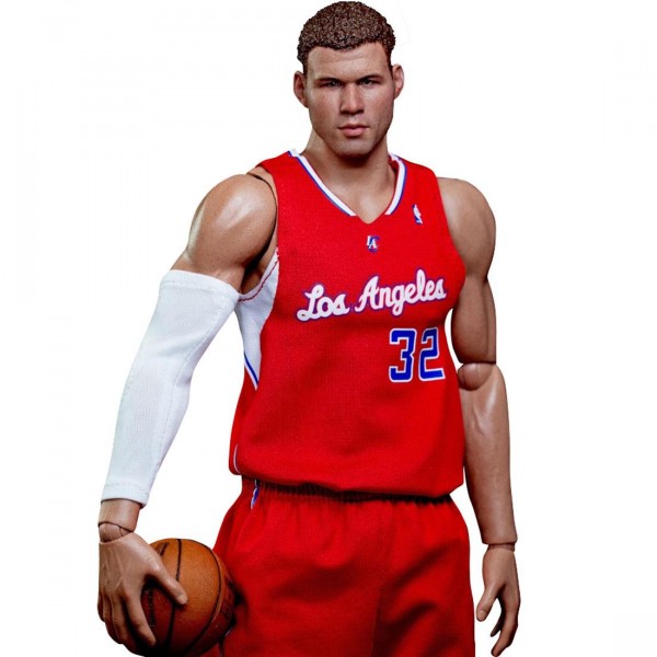 NBA x Enterbay Blake Griffin 1/6 Scale 12 Inch Figure red white