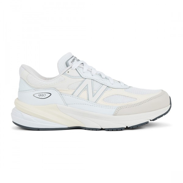 New Balance Unisex 990v6 U990GB6 - Made In USA white sea salt