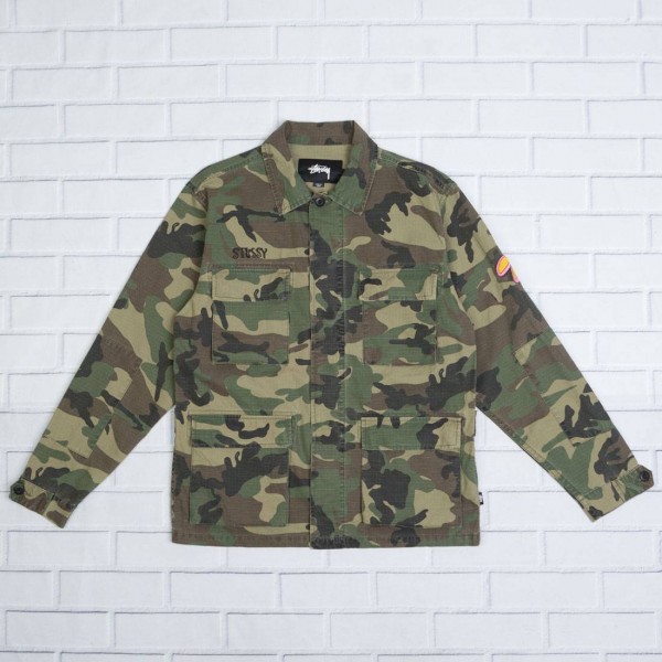 Stussy Men Letts BDU Jacket camo