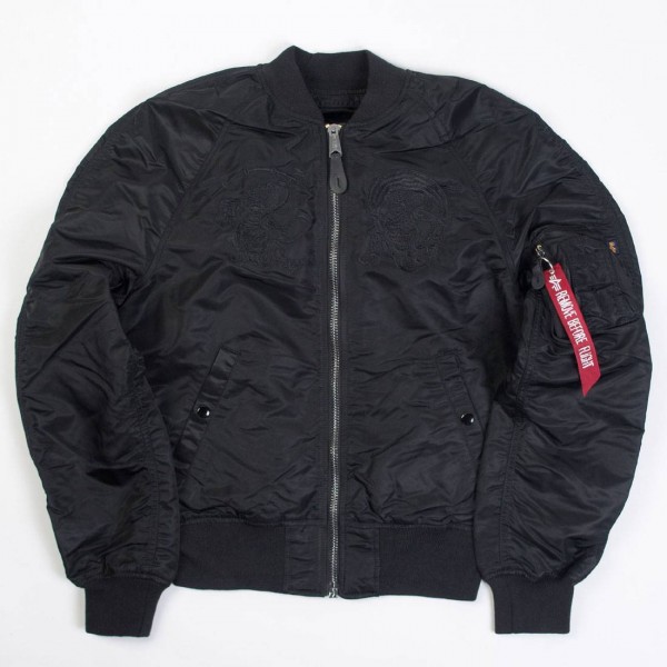 Alpha Industries Men MA-1 Souvenir Shinto Jacket black