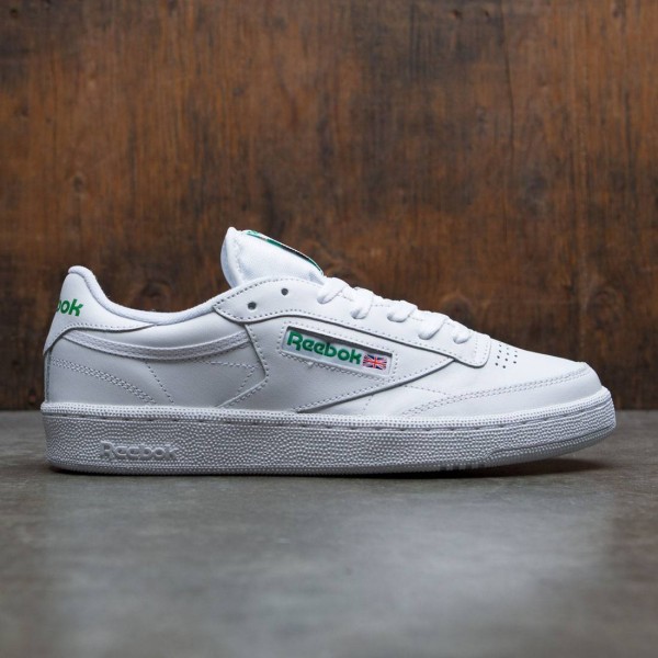 国内配送 Reebok CLUB C 85 WHITE /GREEN Mens Reebok Club C 85 (White/Green) – SNEAKER TOWN