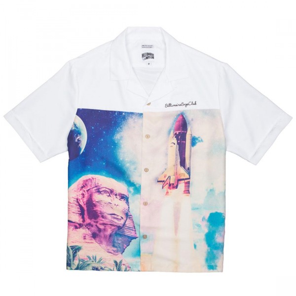 Billionaire Boys Club Men Egyptian Nights Woven Knit white