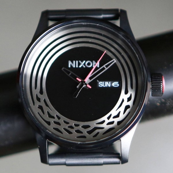 Nixon StarWars Men's Kylo Black 51-30 Leather Swiss Quartz