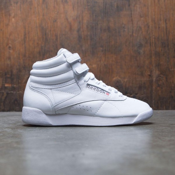 reebok freestyle hi white gum