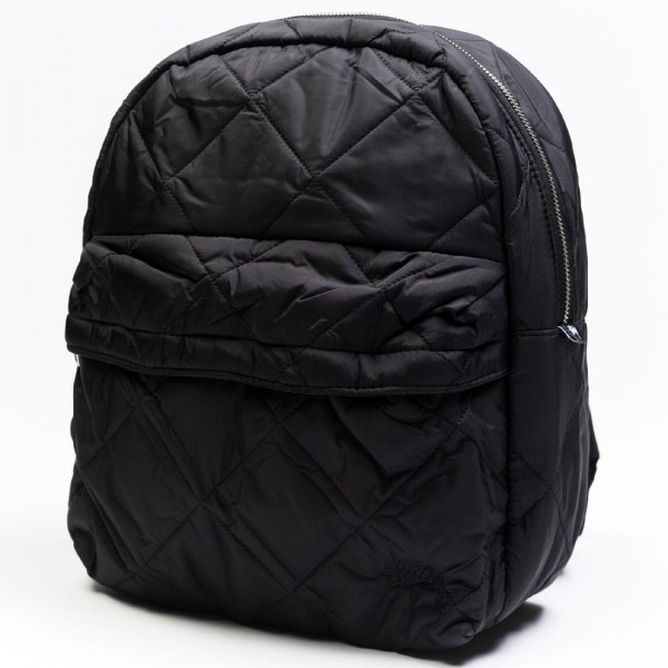Stussy Women Barriers Quilted Backpack black