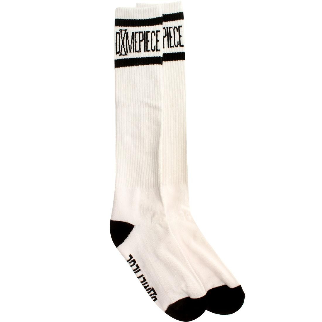 Dimepiece Women Logo Stripe Knee High Socks (white) 1S
