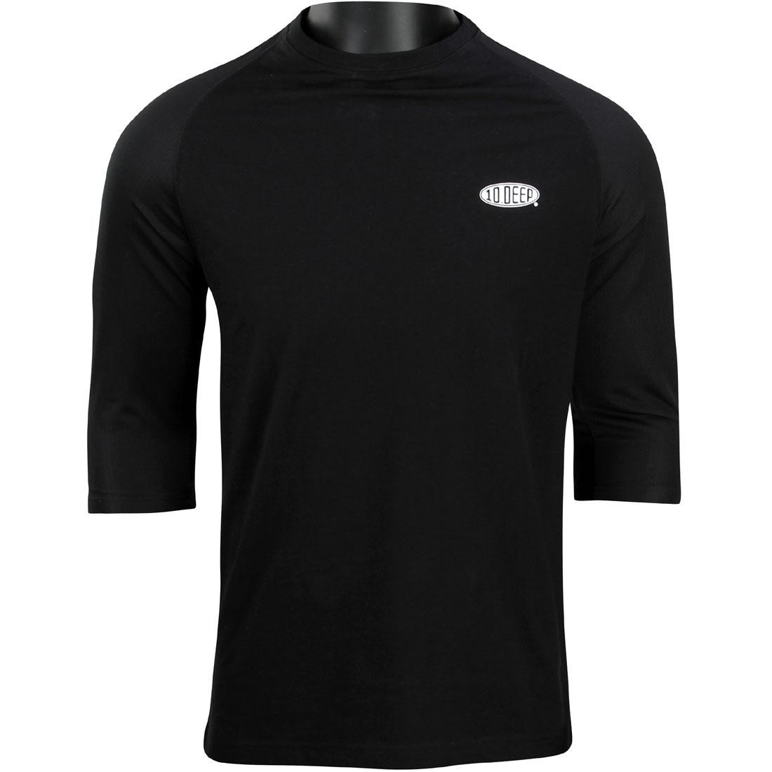 10 Deep Breezy 3/4 Sleeve Tee (black)