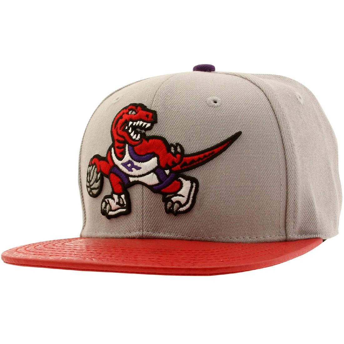 Pro Standard NBA Toronto Raptors Raptor Logo Adjustable cap wht (gray / red)