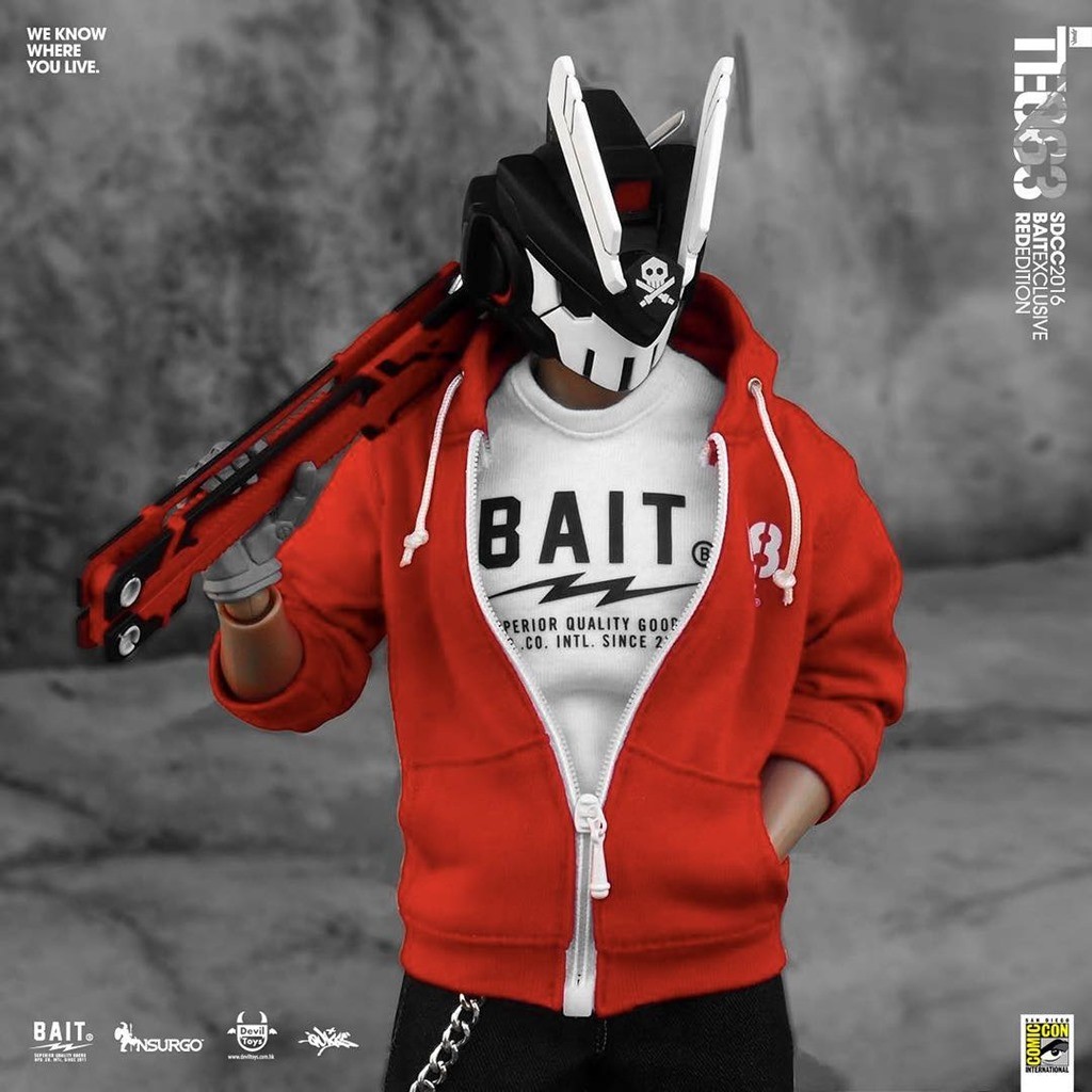 BAIT x DevilToy-le TEQ63 Exlcusive 200 édition limitée rouge 