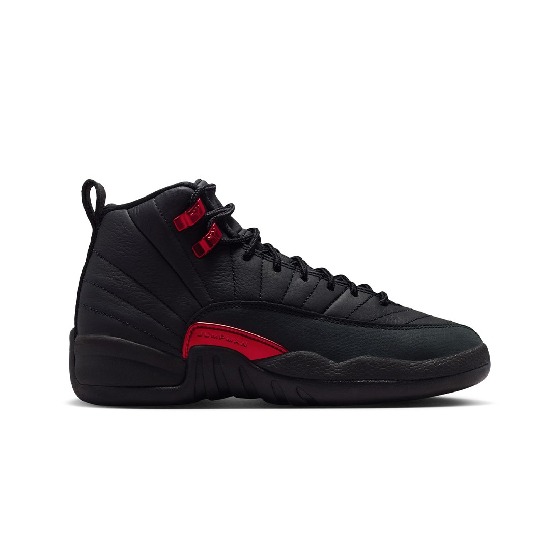 Air Jordan 12 Retro Big Kids (black / varsity red)