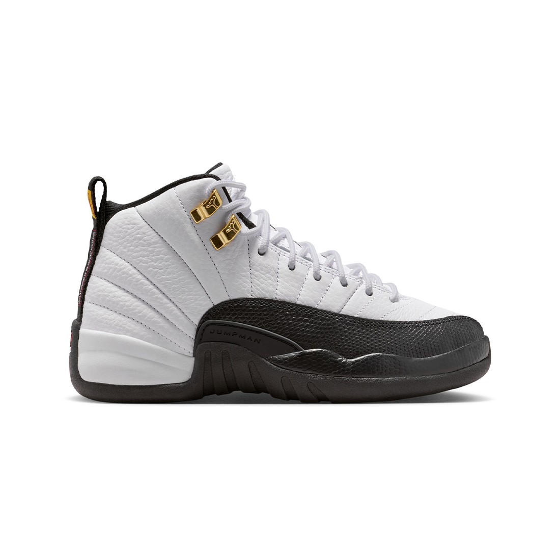 Air Jordan 12 Retro Big Kids (white / black-taxi)