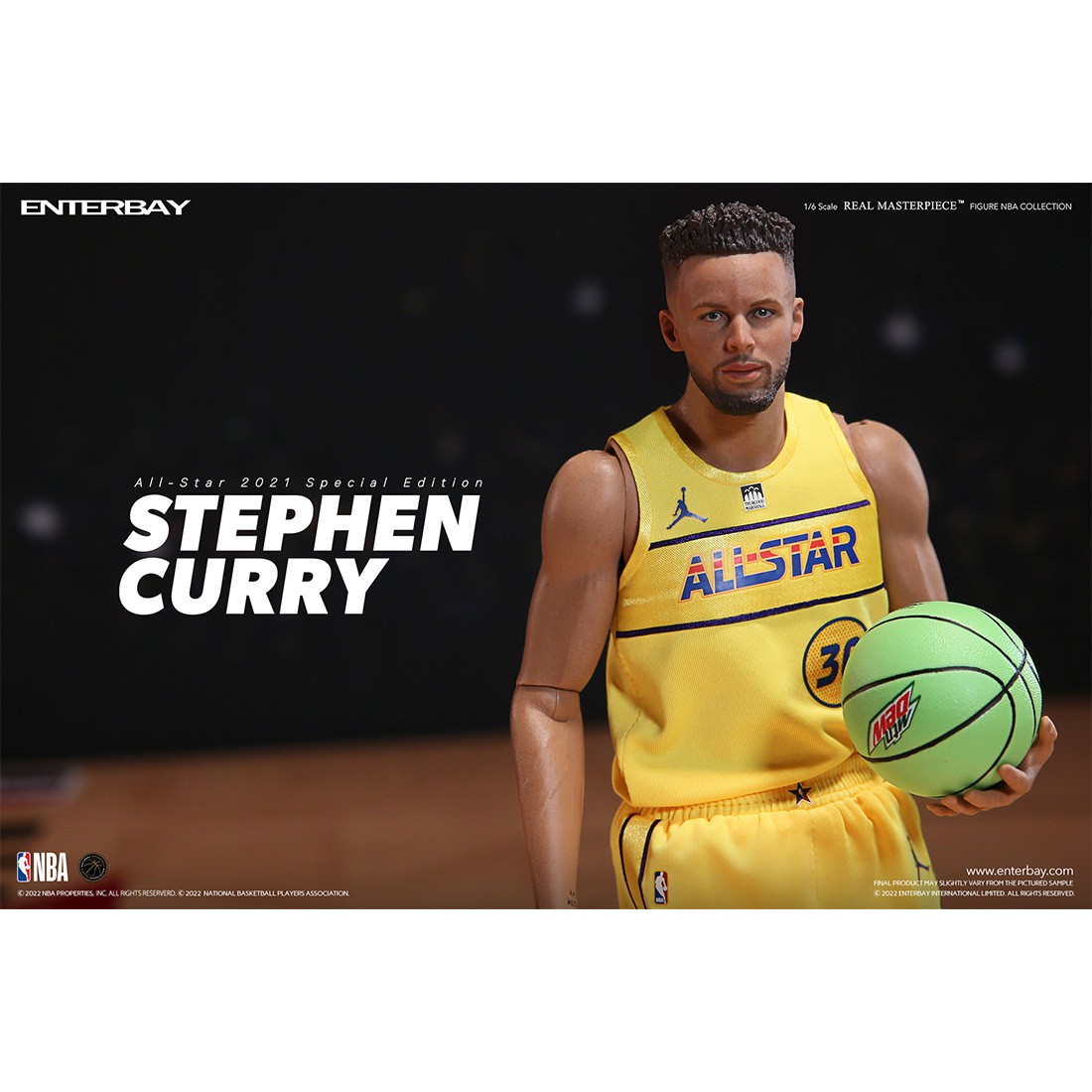 NBA x Enterbay Golden State Warriors Stephen Curry All-Star 2021 