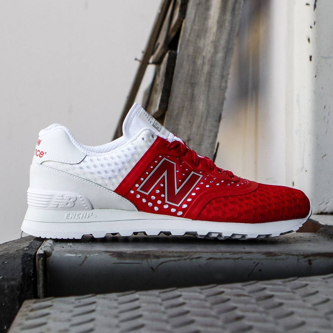 new balance 574 red and white Online 