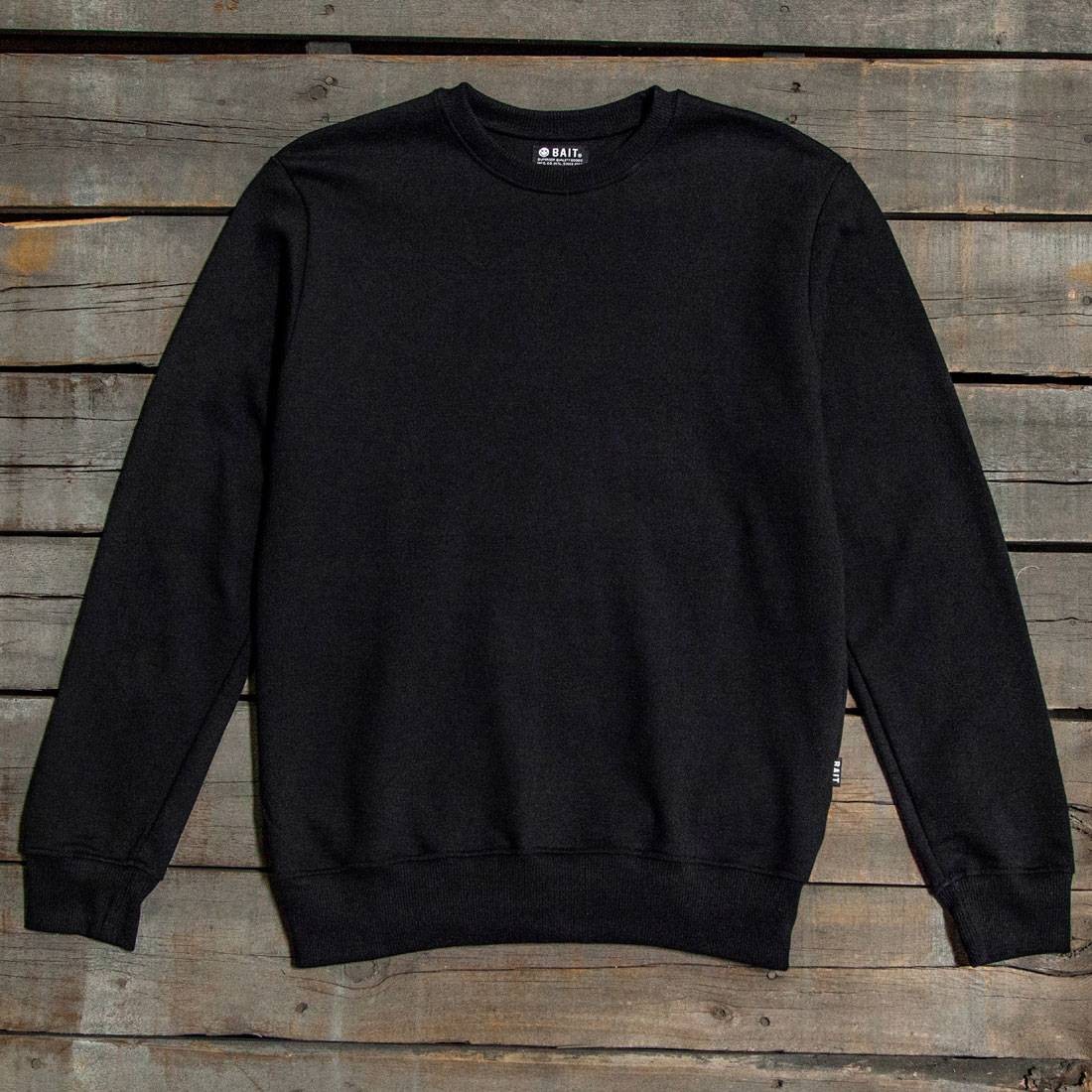Cheap Urlfreeze Jordan Outlet Men Premium Crew Neck Sweater - Made in Los Angeles (black)