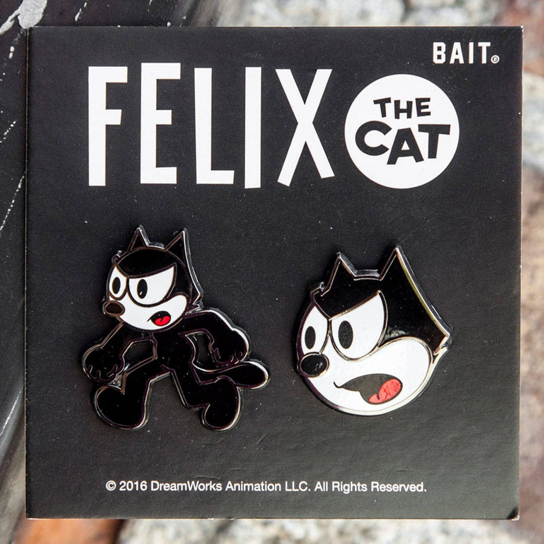 Cheap Cerbe Jordan Outlet x DreamWorks Felix The Cat Black 2 Pins (black)