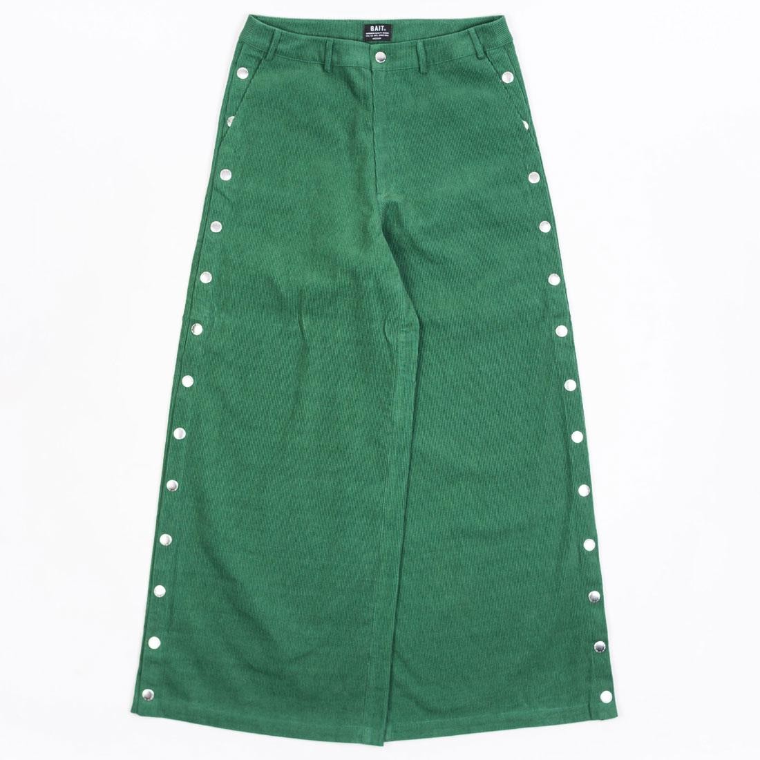 BAIT Women Corduroy Tearaway Pants (green / kelly)