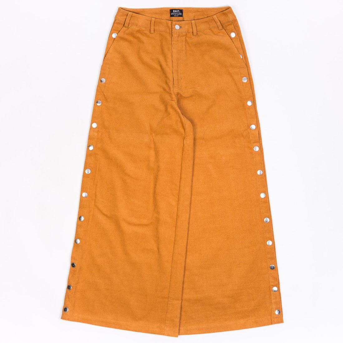 Cheap Cerbe Jordan Outlet Women Corduroy Tearaway Pants (brown / camel)