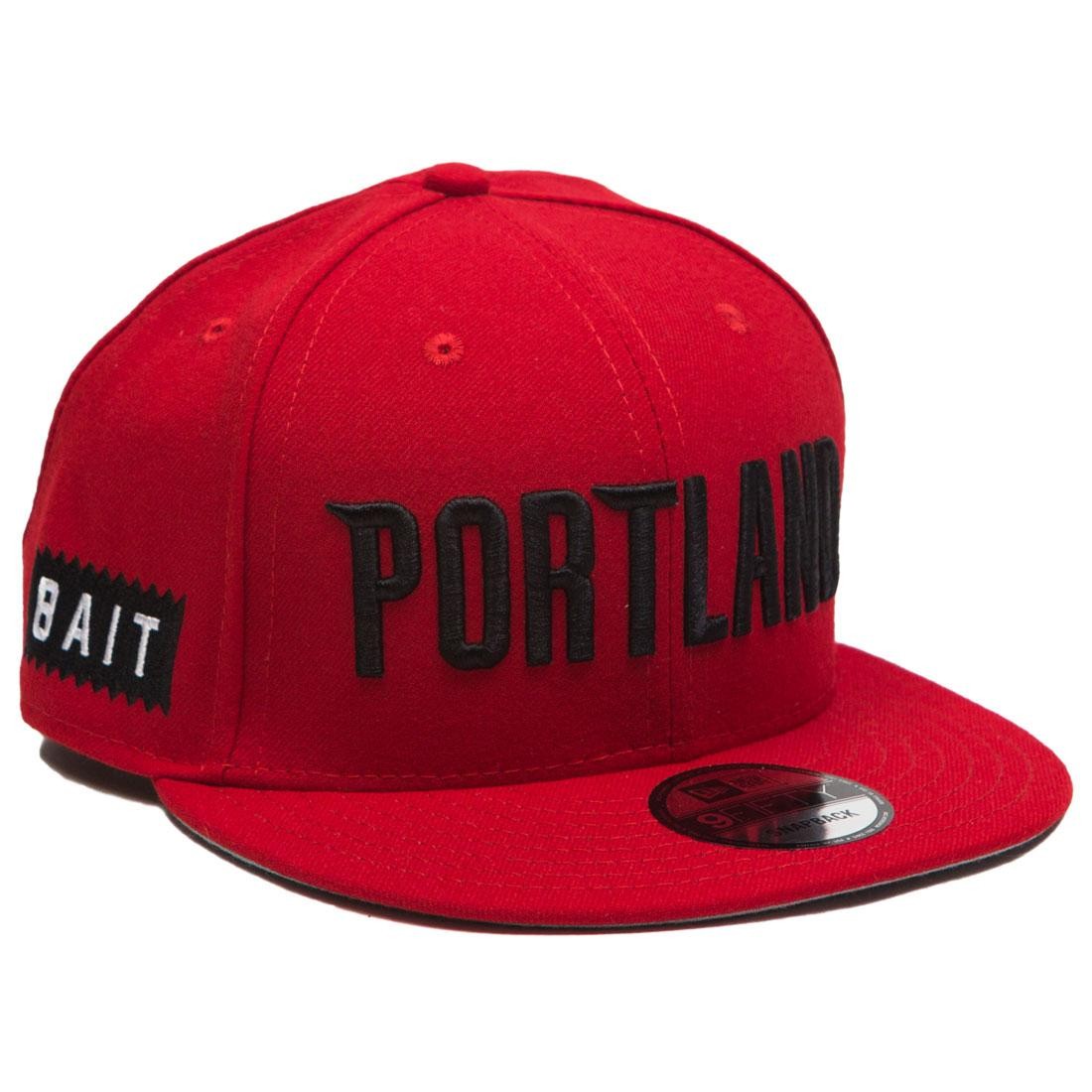 Cheap Urlfreeze Jordan Outlet x NBA X New Era 9Fifty Portland Trail Blazers Alt OTC Snapback cap NBA (red)